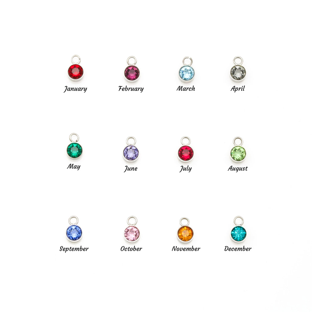 Personalized Birthstone Name Necklace - Choose Your Stone
